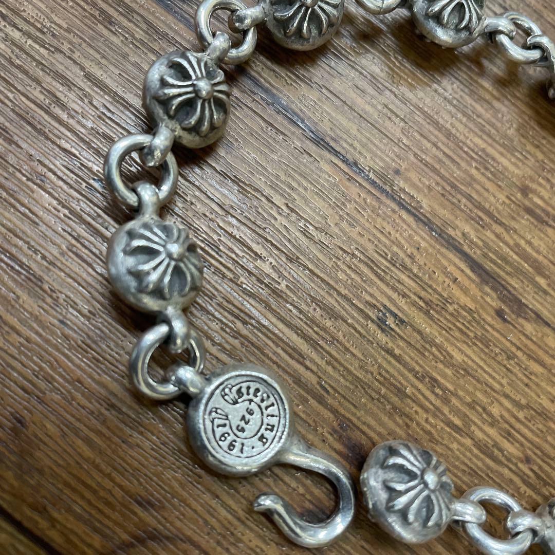 ★クロムハーツ　クロスボール　ブレスレット 1991