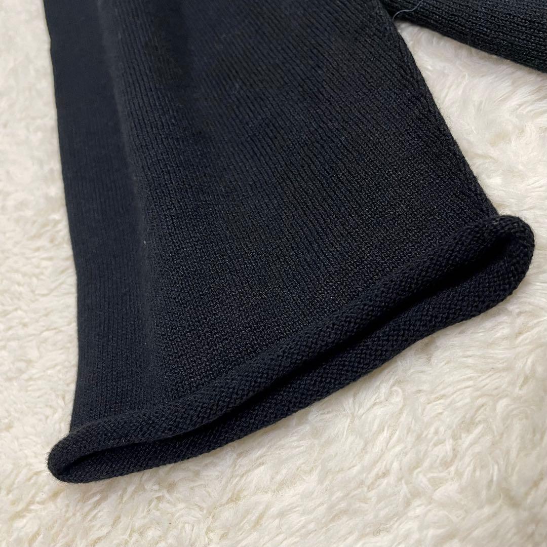 ヨウジヤマモトプールオム カシミヤ混 バックエンブロイダリー ニット