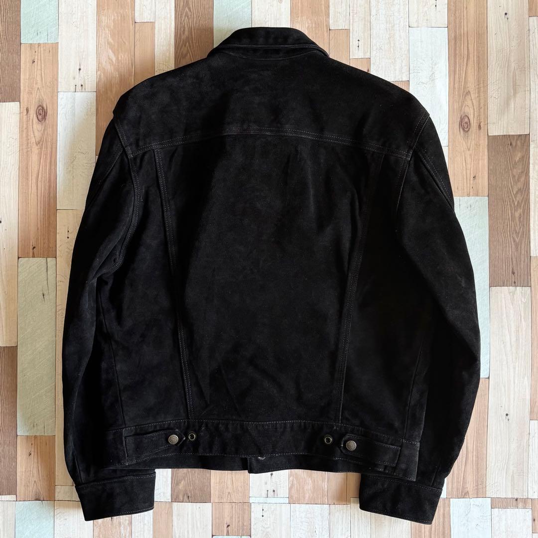 【希少】80s Golden Bear ブラックスエード トラッカージャケット