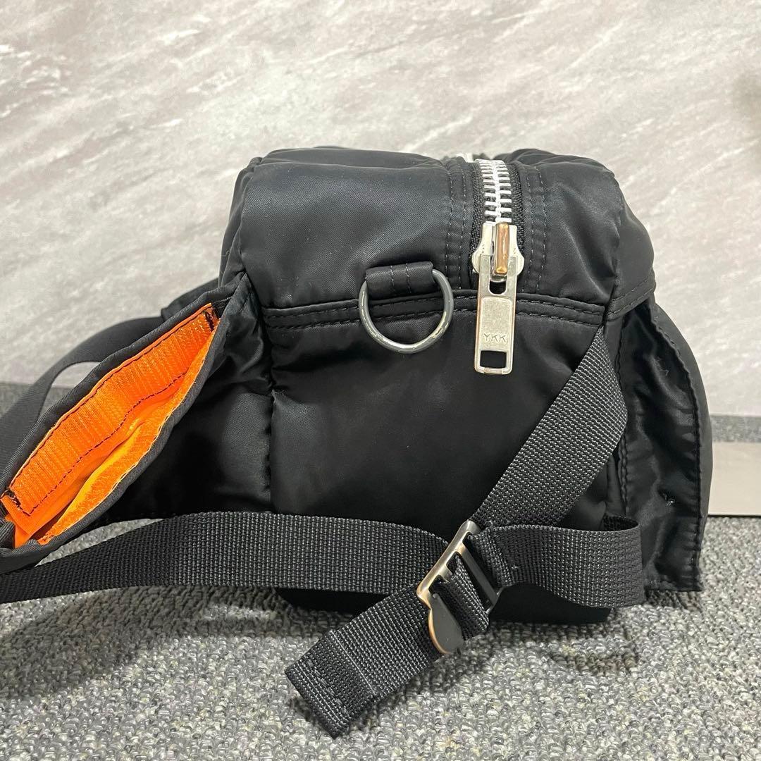 人気 美品✨ PORTER タンカー ウエストバック 黒 ヒップバッグ