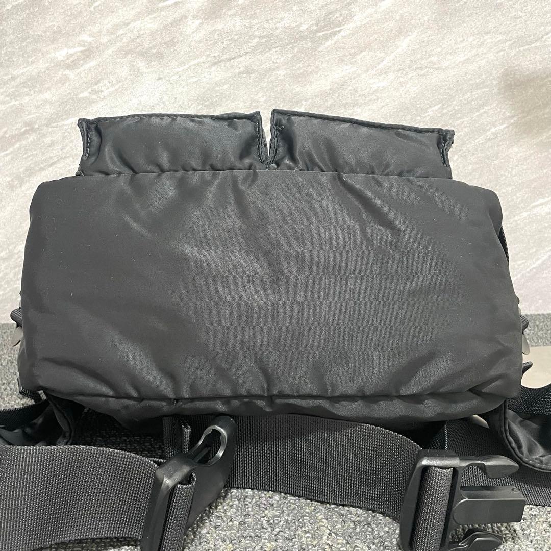 人気 美品✨ PORTER タンカー ウエストバック 黒 ヒップバッグ