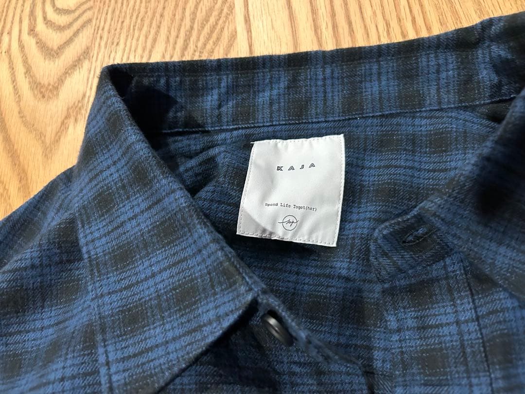 KAJA CHECK FLANNEL SHIRT JACKET サイズ2