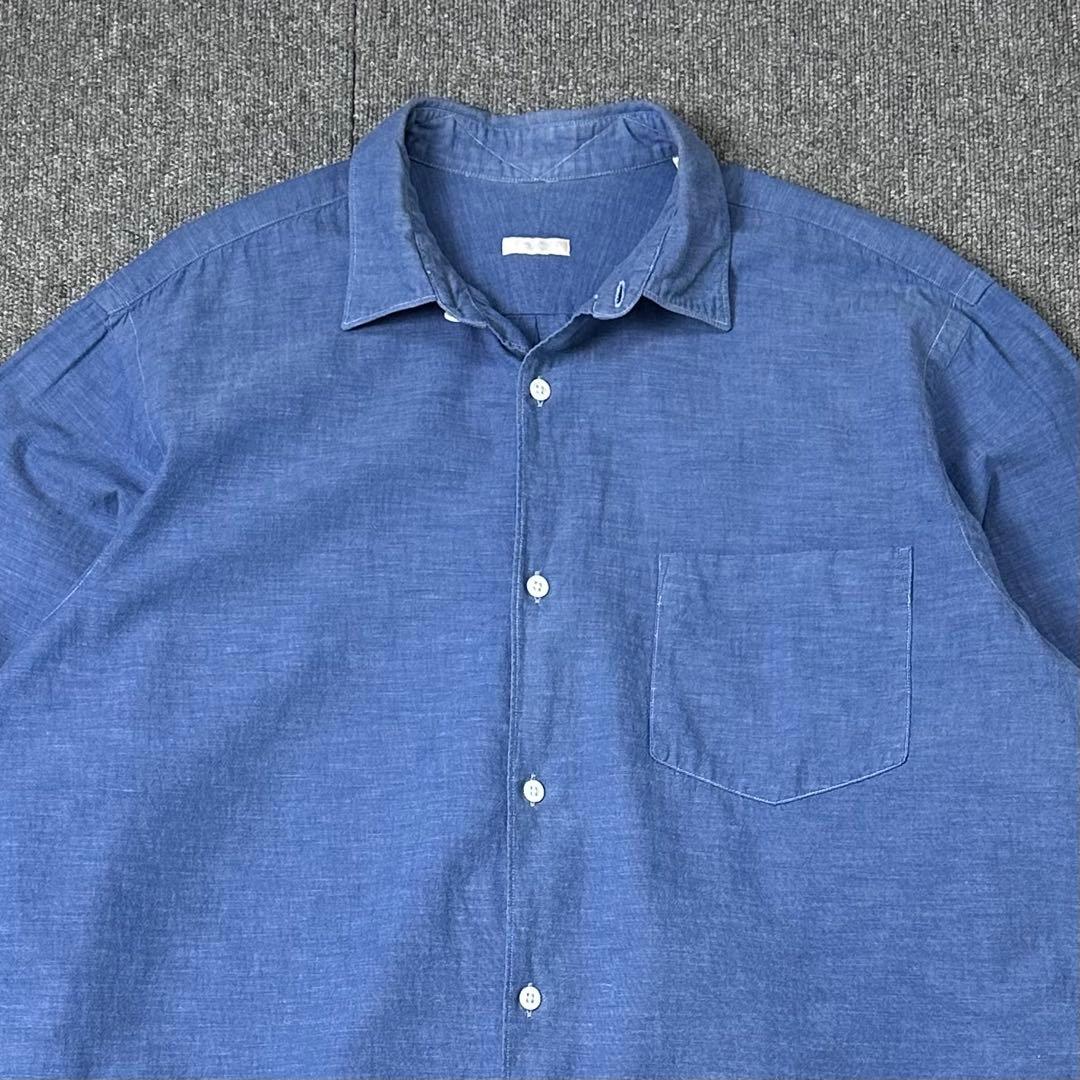 COMOLI ベタシャン 長袖 シャンブレーシャツ コモリ