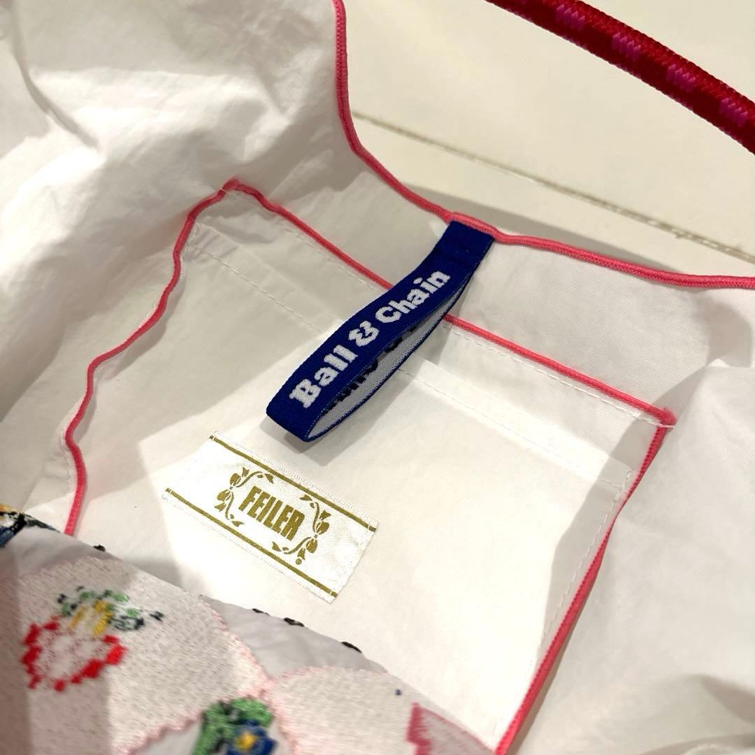 FEILER ボールアンドチェーンハイジエコバッグ白M