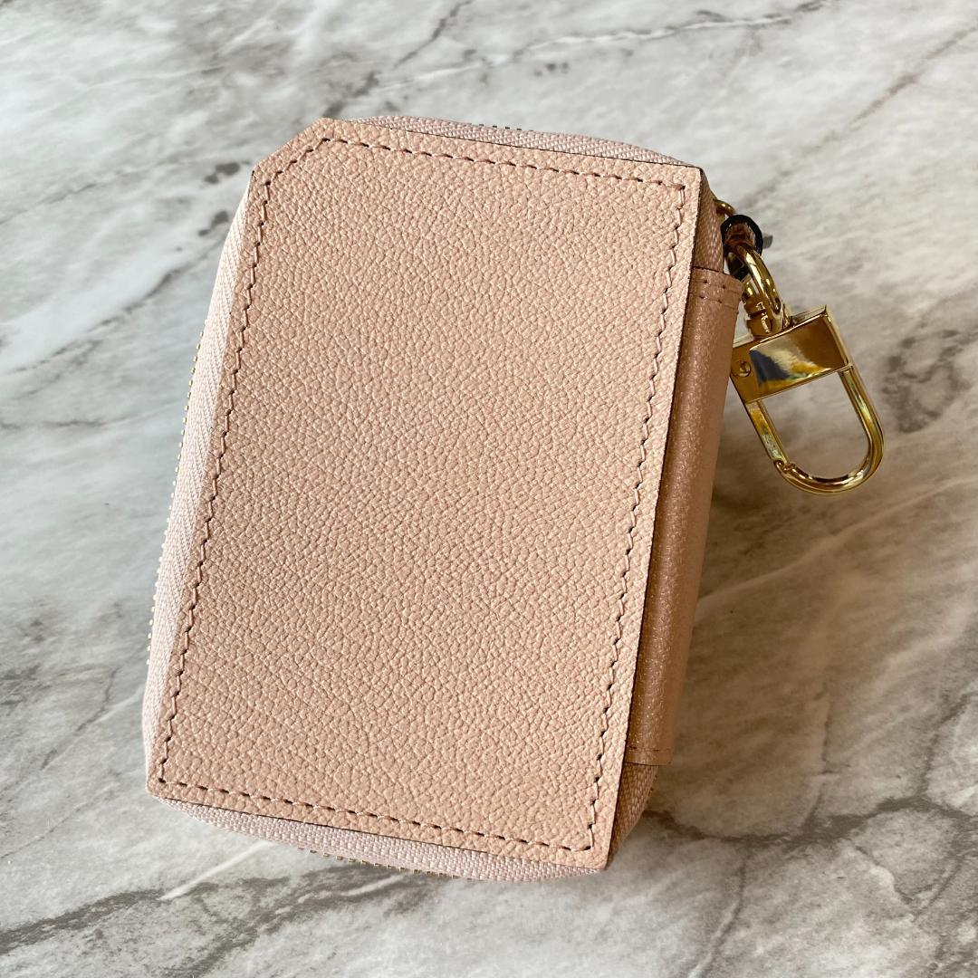 2294【新品 ラルコバレーノ】スマートWキーケース★鍵入れ★カードキー★レザー