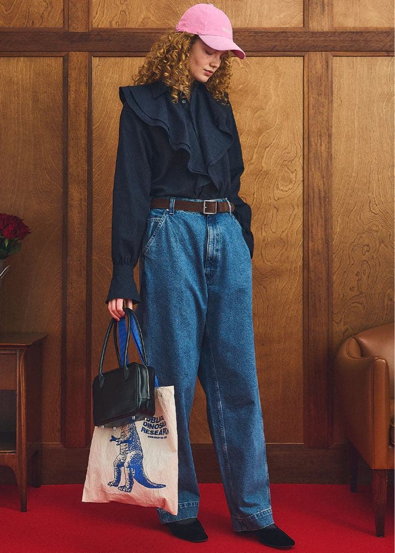 美品　オブラダ oblada スケータージーンズ ブルー サイズXS