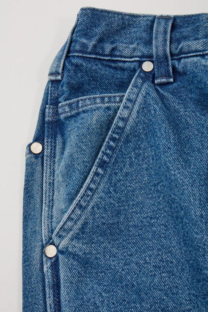 美品　オブラダ oblada スケータージーンズ ブルー サイズXS