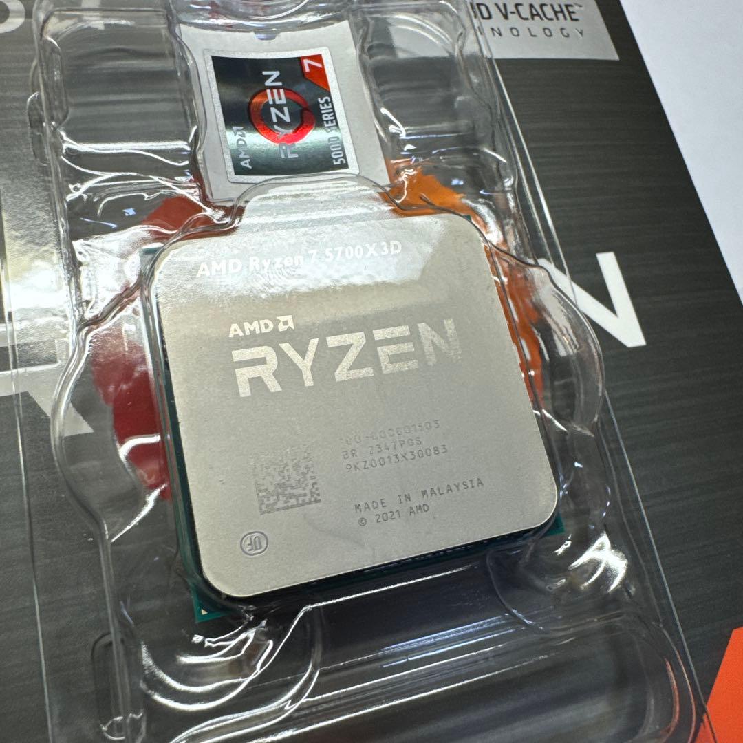 CPU AMD Ryzen7 5700X3D+MSI B550 GAMING PLUS