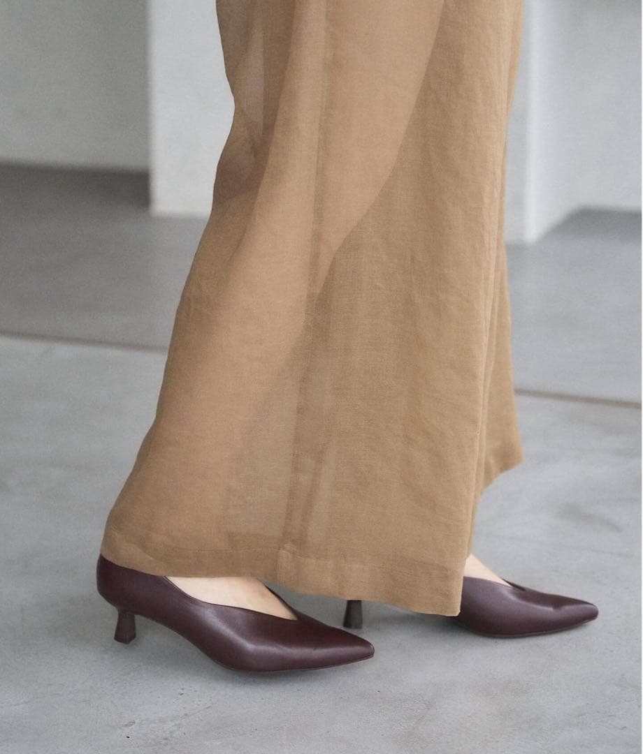 LE TALON ルタロン 4.5cmポインテッドハイバンプパンプス