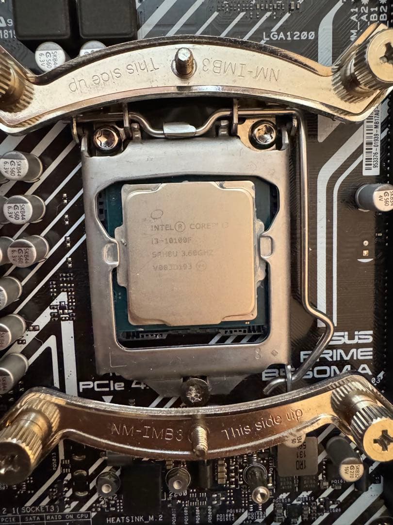 その他 ASUS B560M-A Core I3 10100F DDR4 16gb