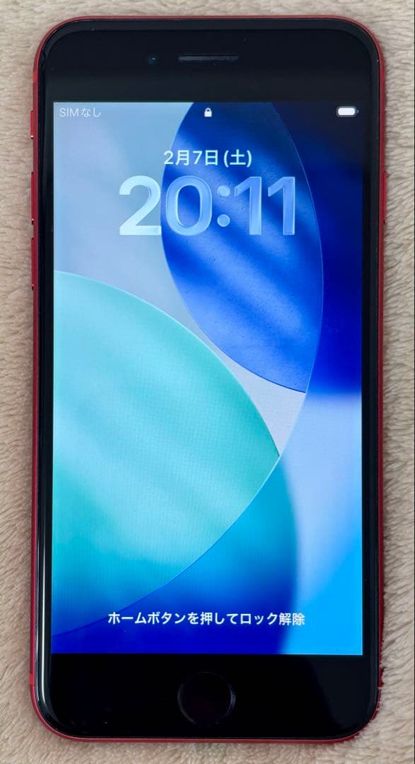 iPhone SE 2 128GB レッド 赤 SIMフリー純正バッテリー82%