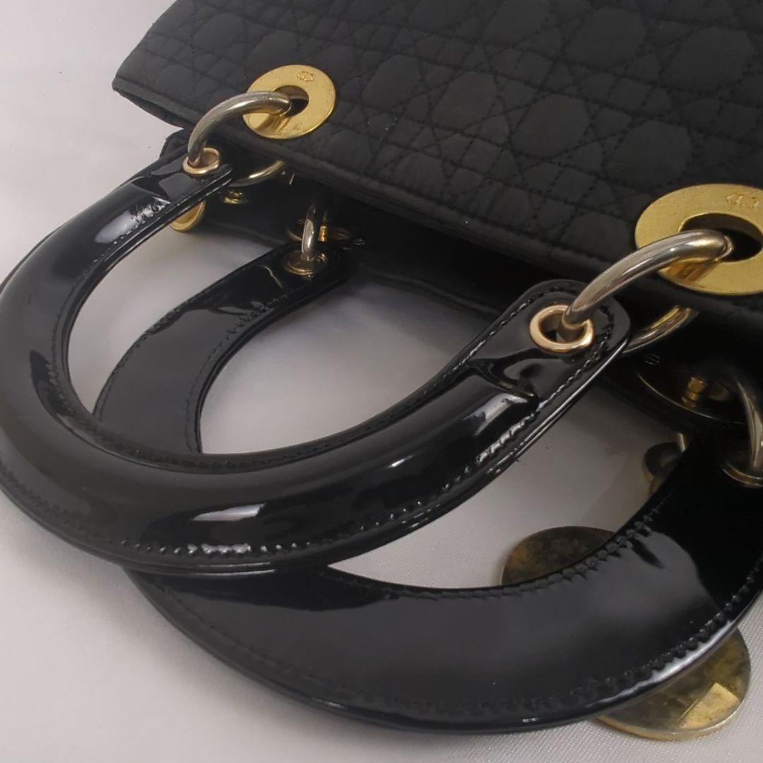 Christian Dior レディディオール カナージュ ハンドバッグ