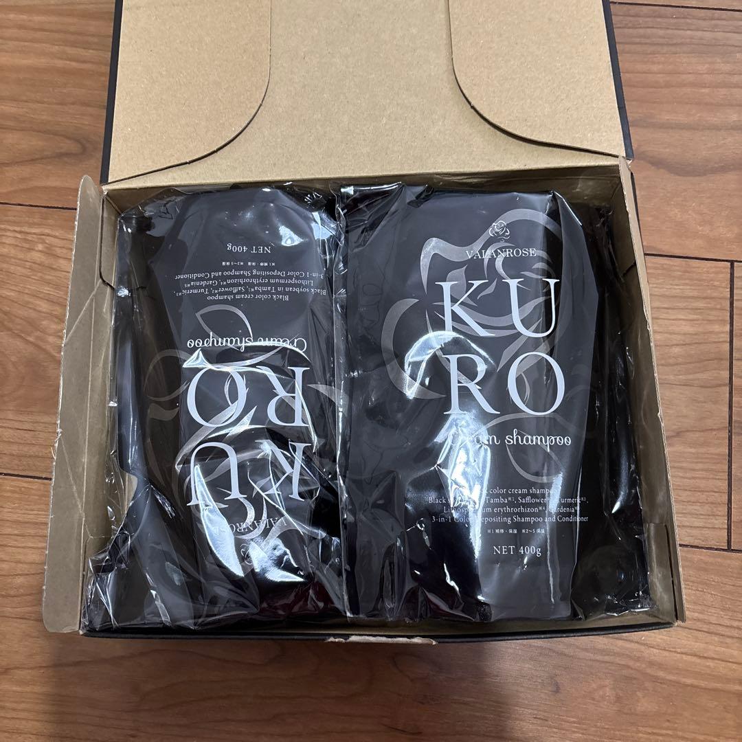 WALADROSS KURO Cream shampoo 400g 2個セット②