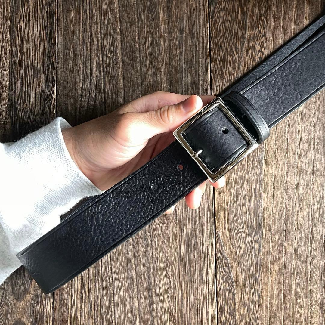 オーダー品　No.40 ギャリソンベルト　牛ヌメ　真鍮ニッケル