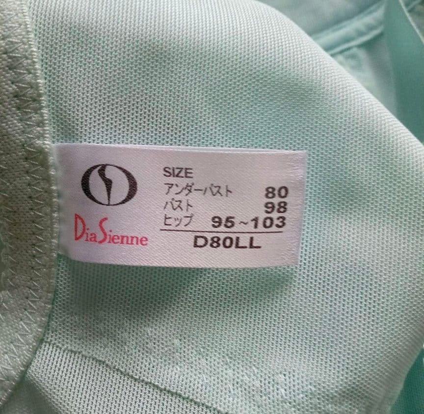 【新品未使用】ダイアジェンヌ D80LL ミントグリーン レース ボディスーツ