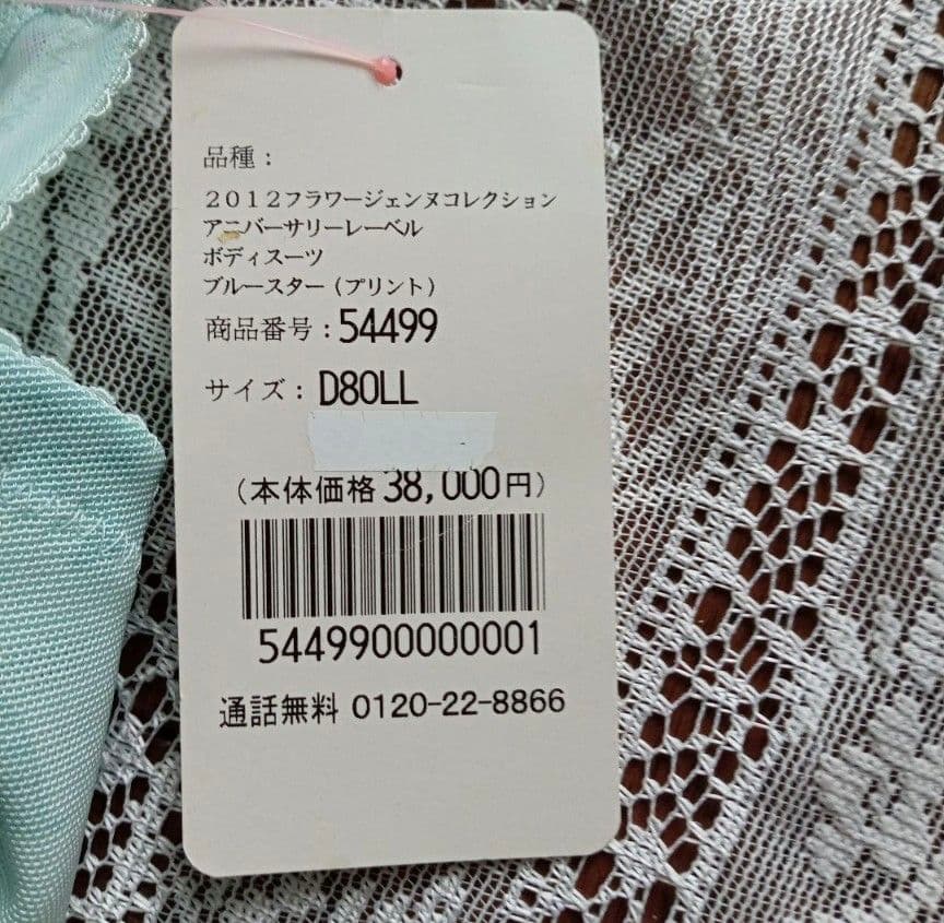 【新品未使用】ダイアジェンヌ D80LL ミントグリーン レース ボディスーツ