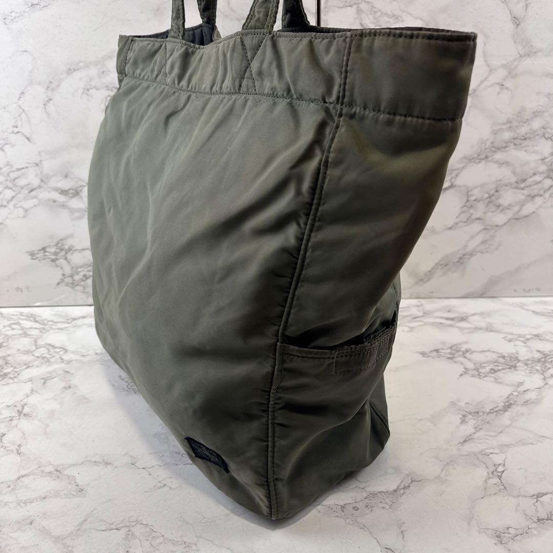 PORTER ポーター タンカー ナイロン ラージサイズ トートバッグ カーキ