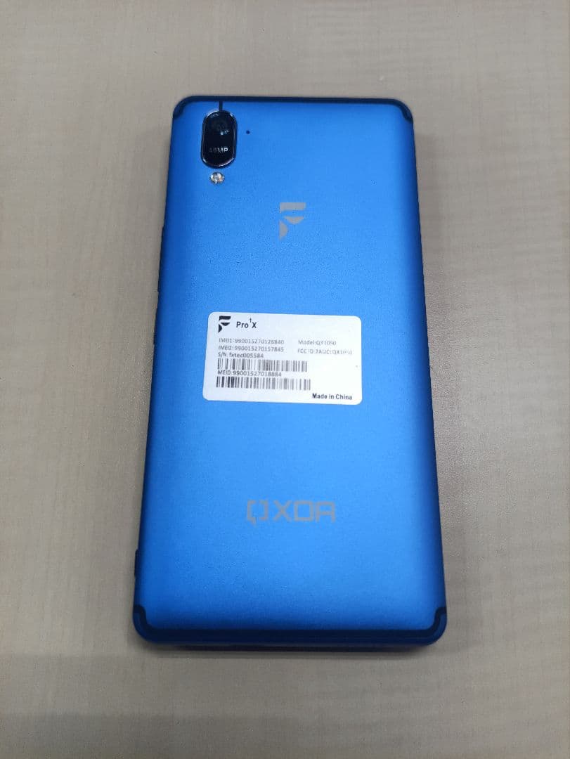 スマートフォン本体 F(x)tec Pro1 X blue 256GB