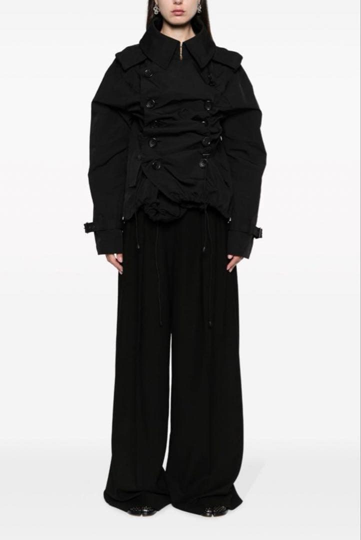 コムデギャルソン ジュンヤワタナベ ギャザー モッズコート　シャーリング