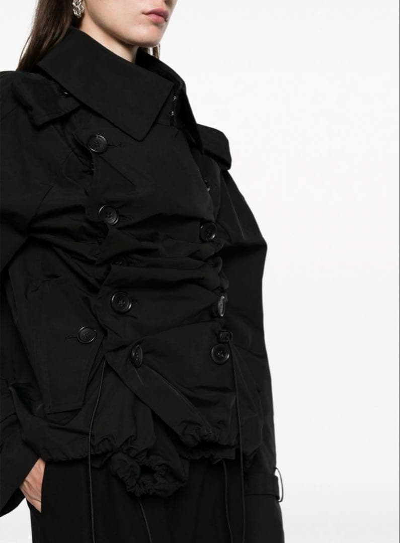 コムデギャルソン ジュンヤワタナベ ギャザー モッズコート　シャーリング