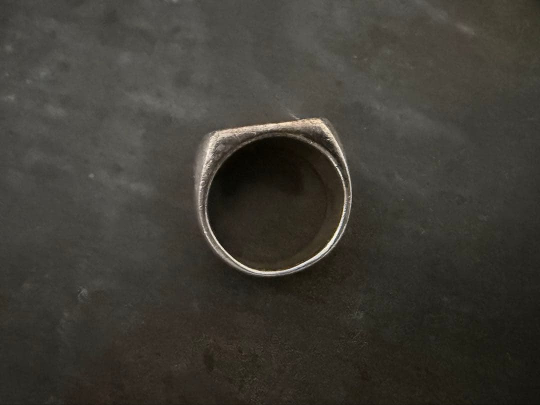 希少　ヴィンテージ　リング　アンティーク　シルバー　925 アメリカ　シグネット