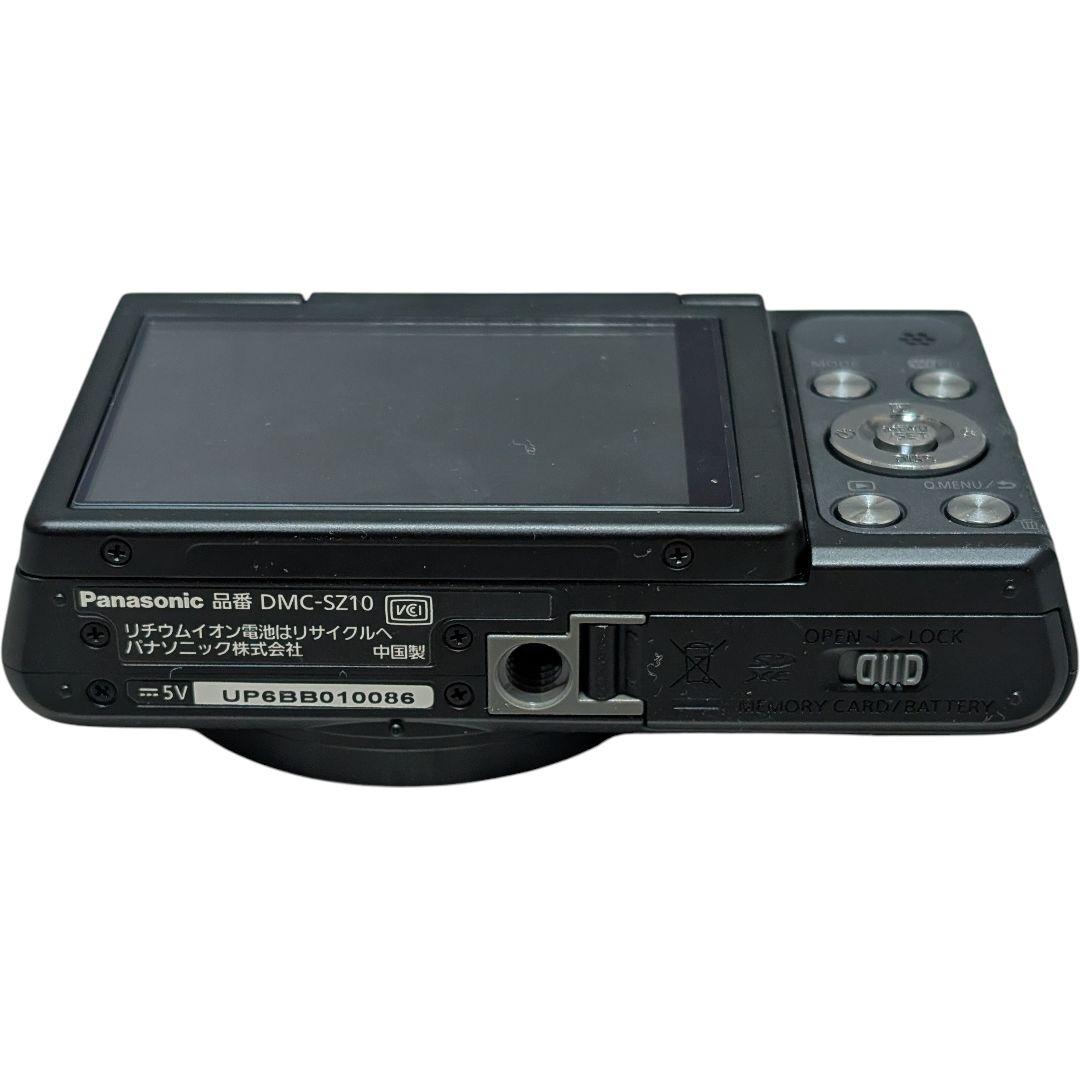 Panasonic LUMIX DMC-SZ10 自撮り対応 デジカメ ブラック