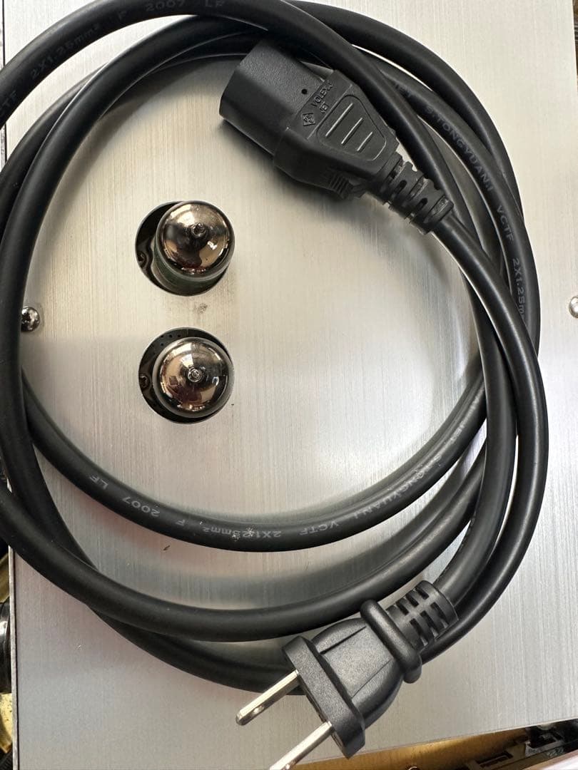 真空管アンプ　電源ケーブル有り