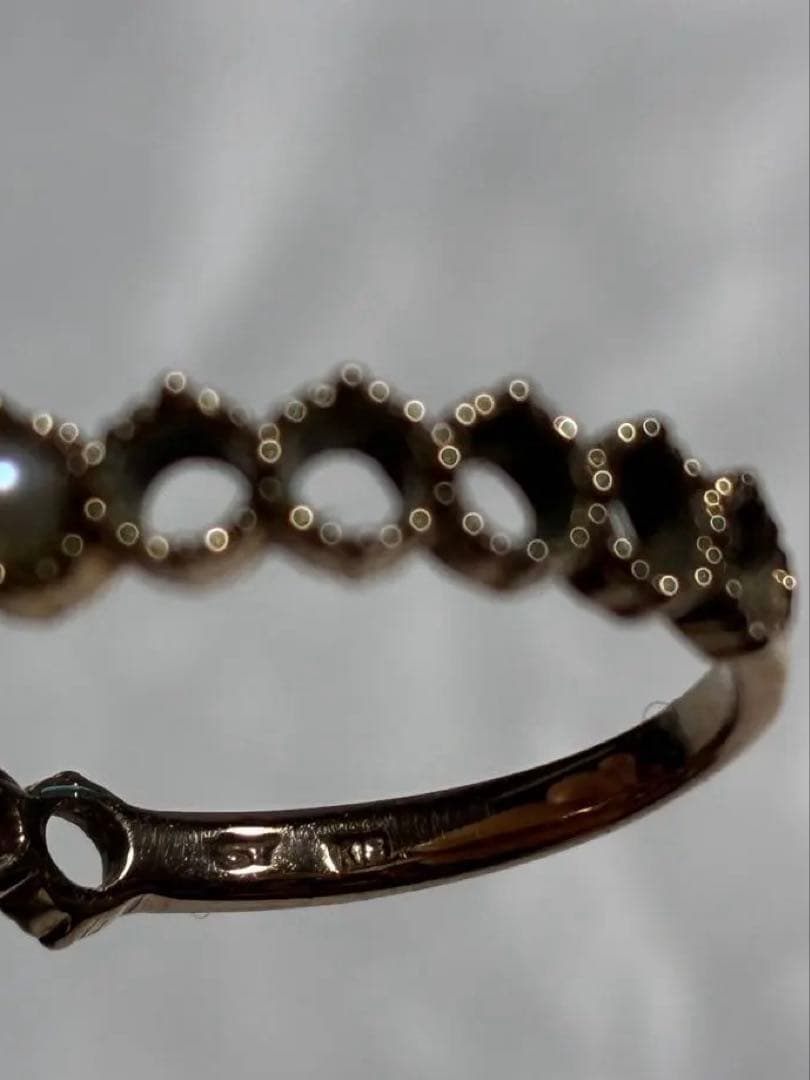 サマンサティアラ　K18 パール　リング　9号