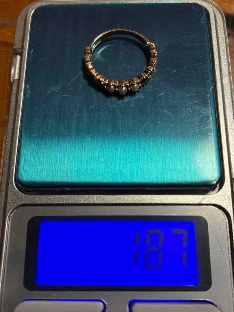 サマンサティアラ　K18 パール　リング　9号