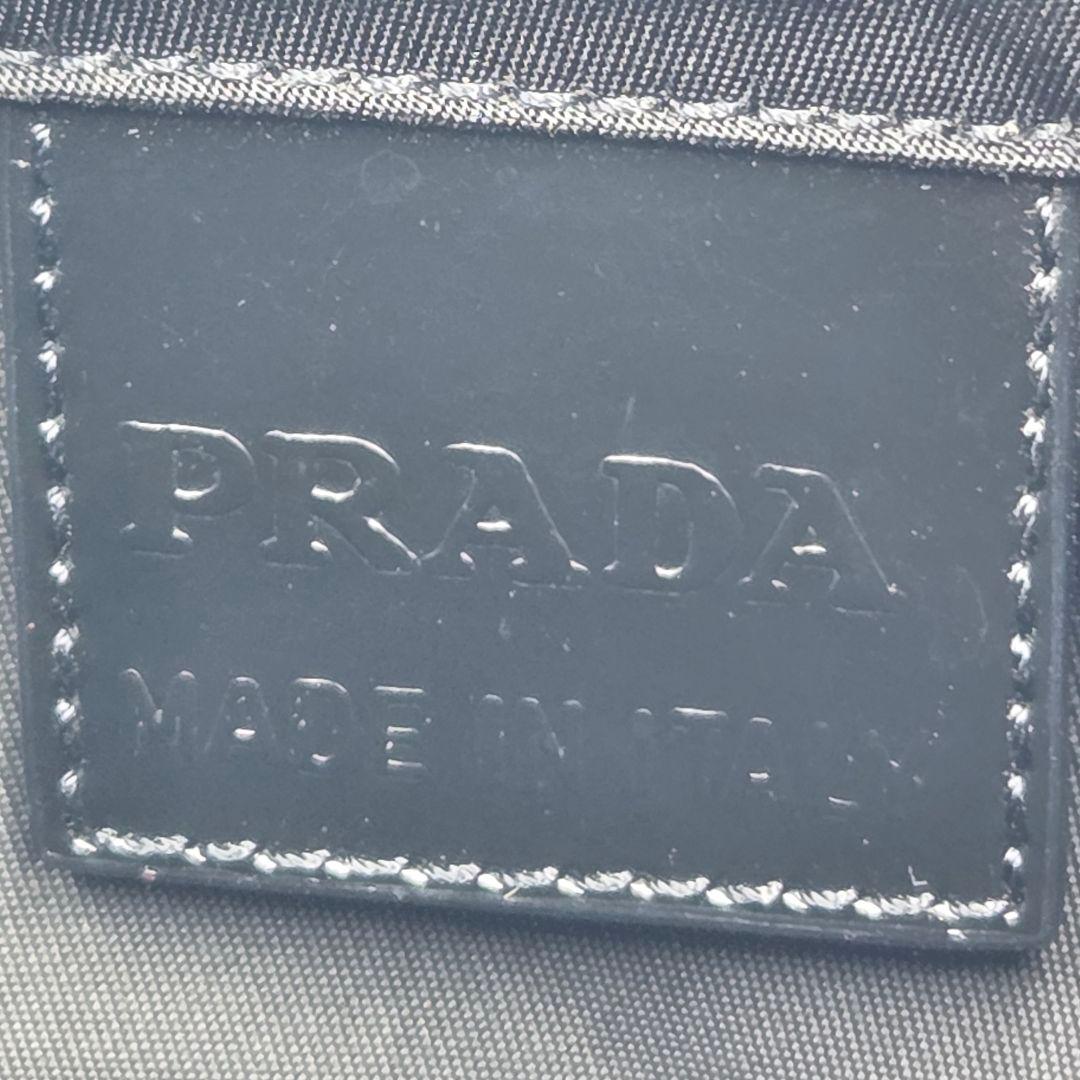 【美品】 PRADA プラダ テスートナイロン 巾着ポーチ ミニバッグ 黒