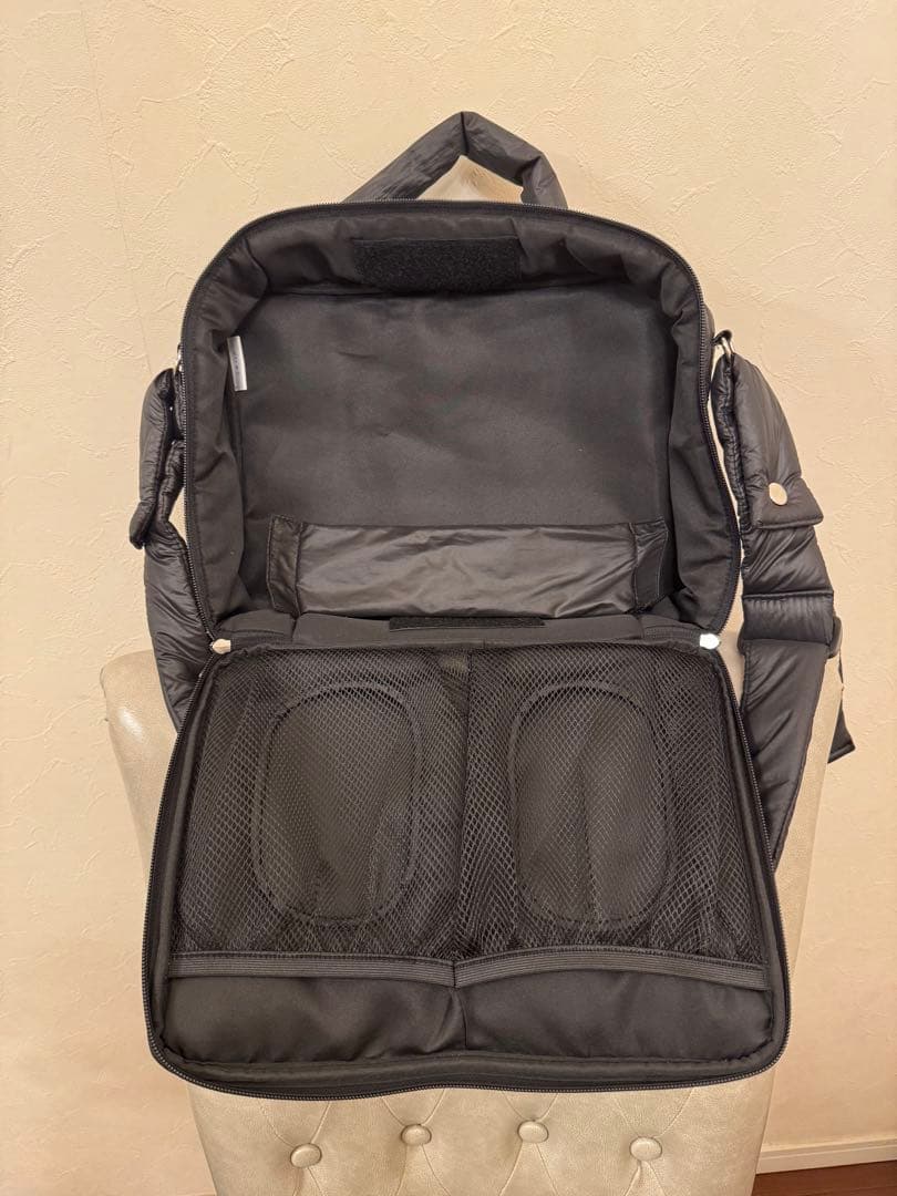 Calin ブラック マザーズバッグ