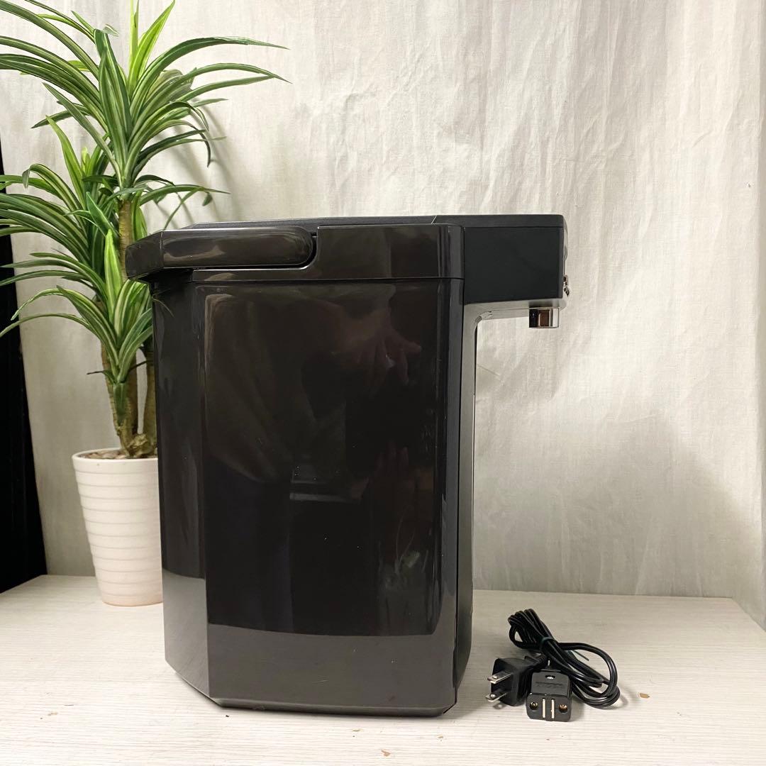 ブラウンカラーのオシャレさん♪ 保温もできで経済的♪蒸気レスVE電気まほうびん