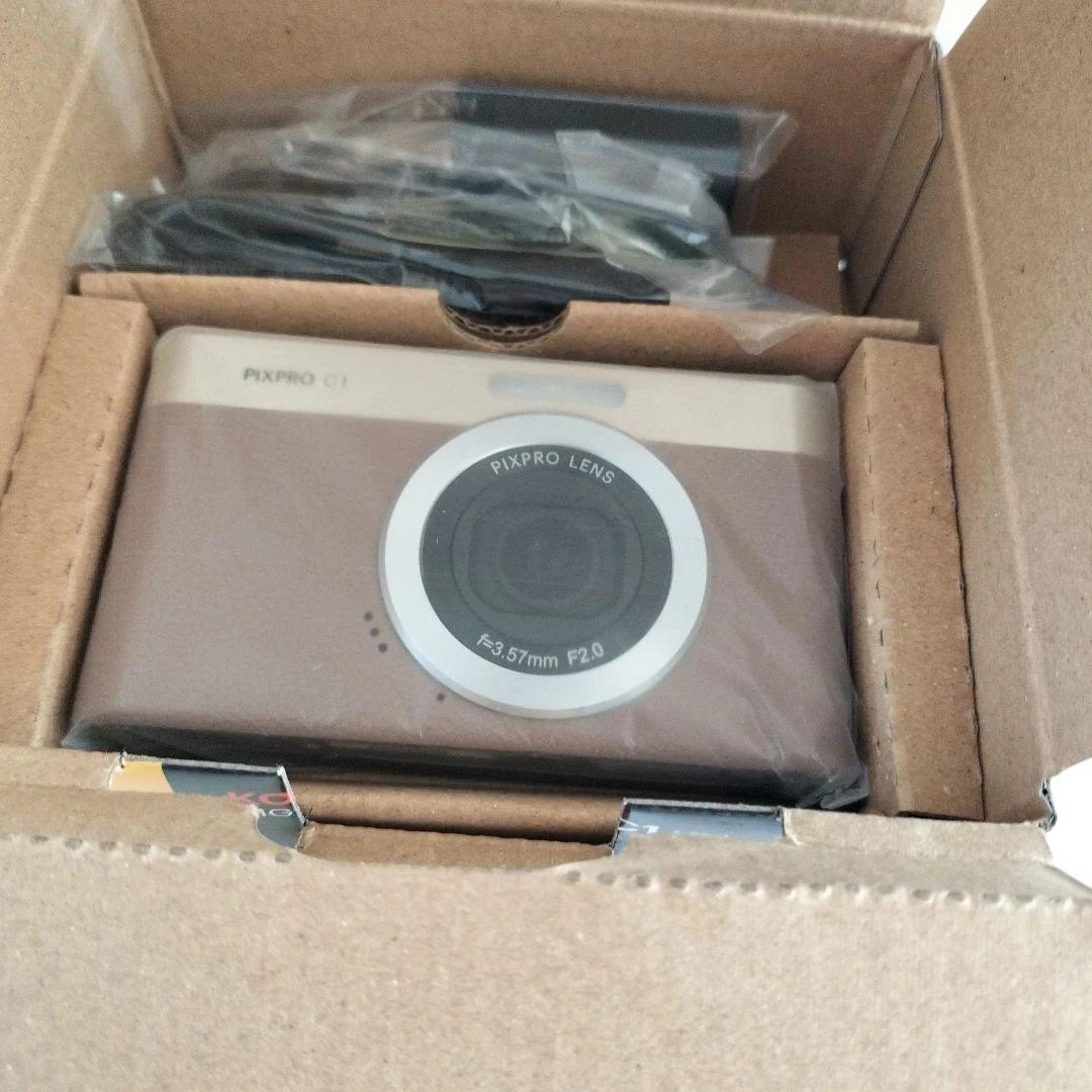 新品未使用 KODAK コダック PIXPRO C1 デジタルカメラ ブラウン