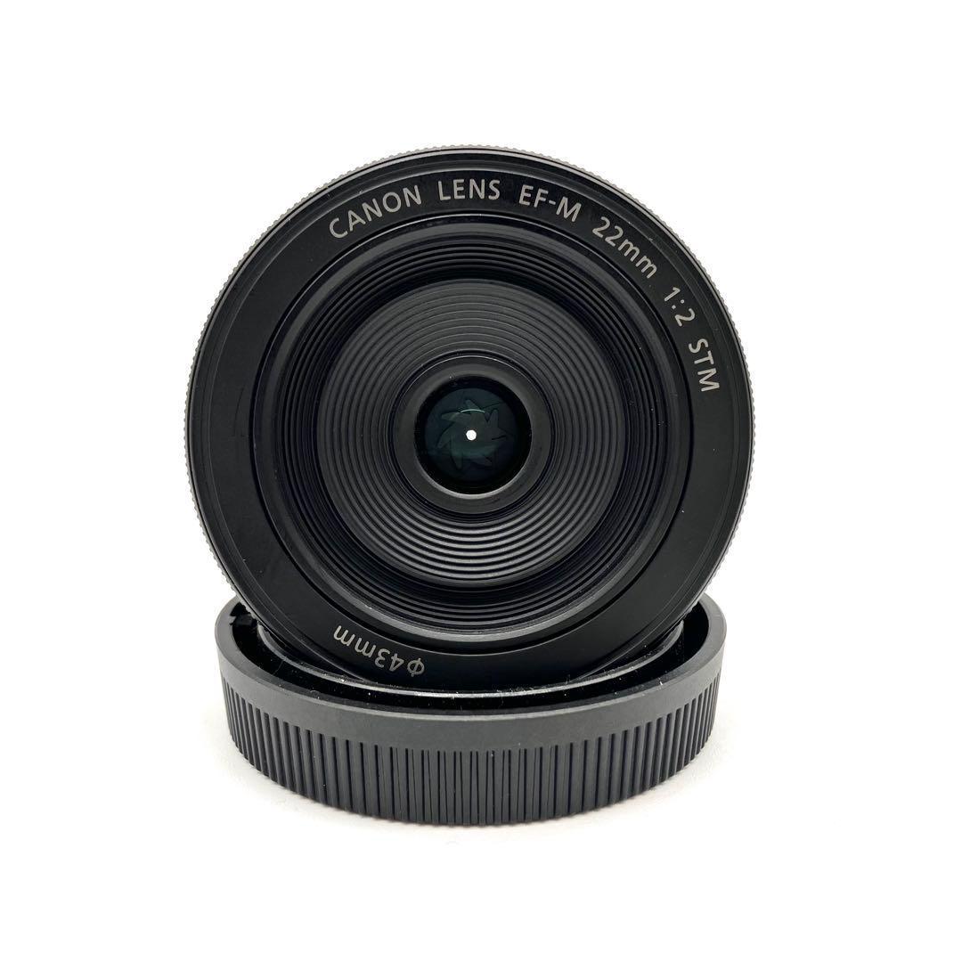 Canon キヤノン EF-M 22mm F2 STM 単焦点レンズ ブラック
