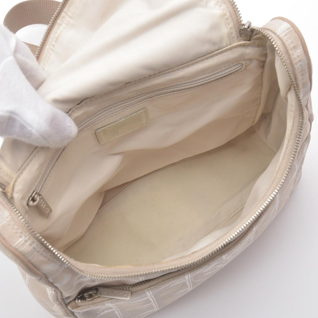 美品◇シャネル ニュートラベルラインリュックサックココマークジャガード ベージュ