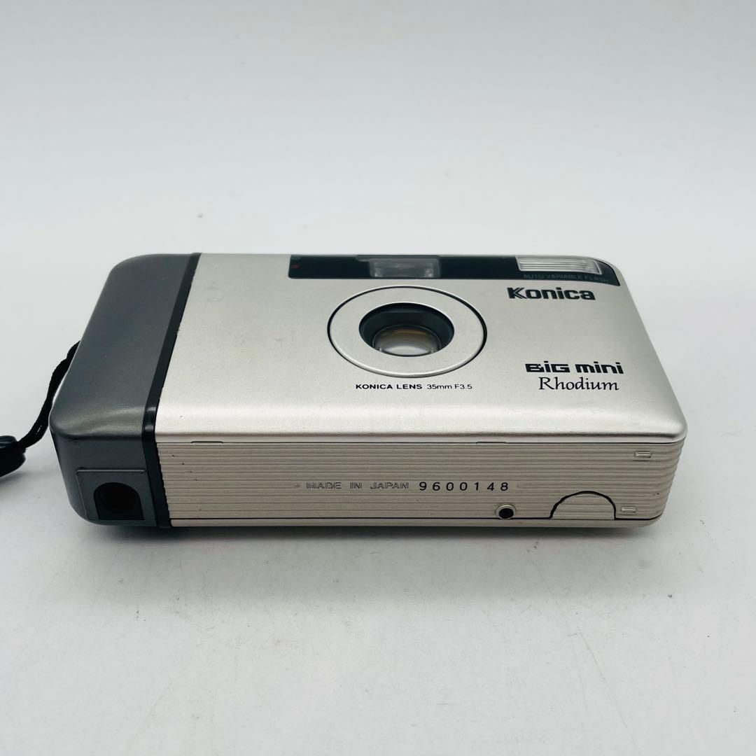 【希少動作確認済み】Konica BIG mini Rhodium フィルムカメ