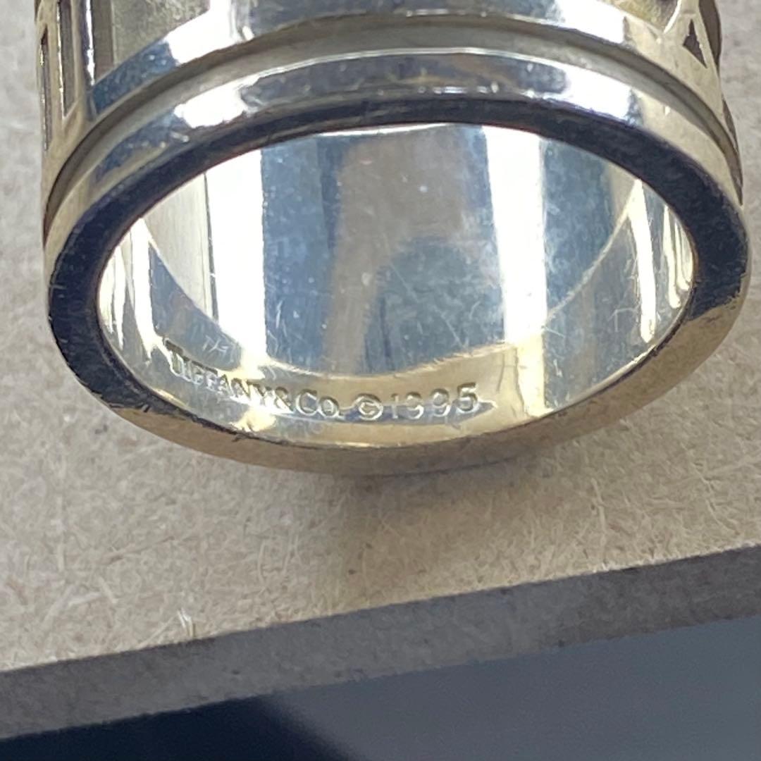 ティファニー　アトラスワイドリング　925 シルバーリング　12号