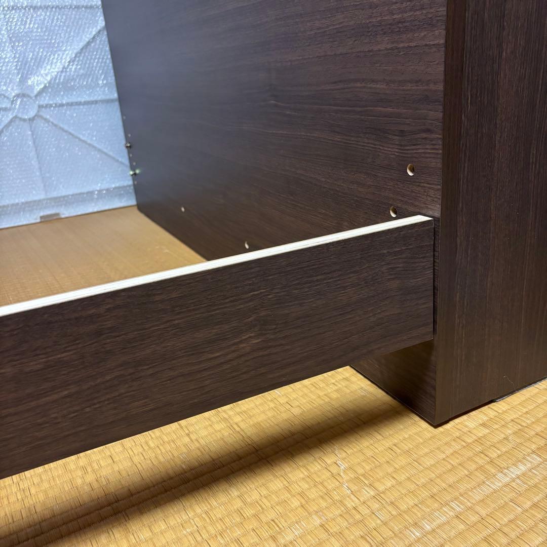 セミダブルベッドフレーム(コンセント・ライト付き)