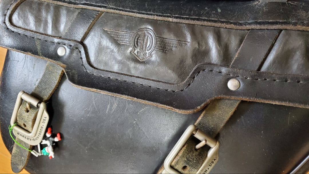 (稀少タラコ)ハーレー エボ EVO エヴォ 96’FLSTN 純正バッグ