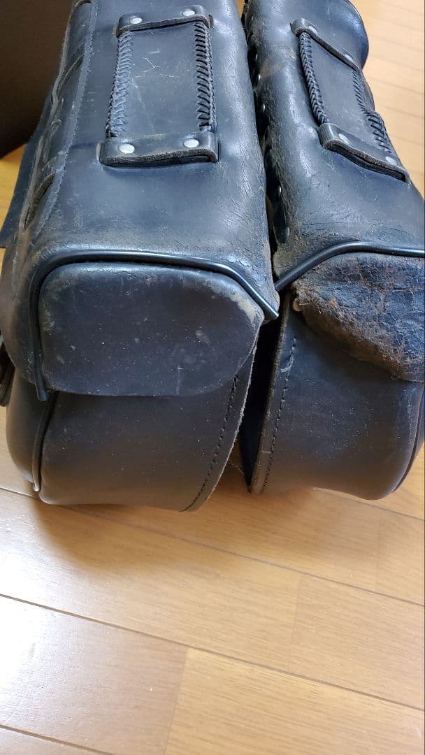 (稀少タラコ)ハーレー エボ EVO エヴォ 96’FLSTN 純正バッグ