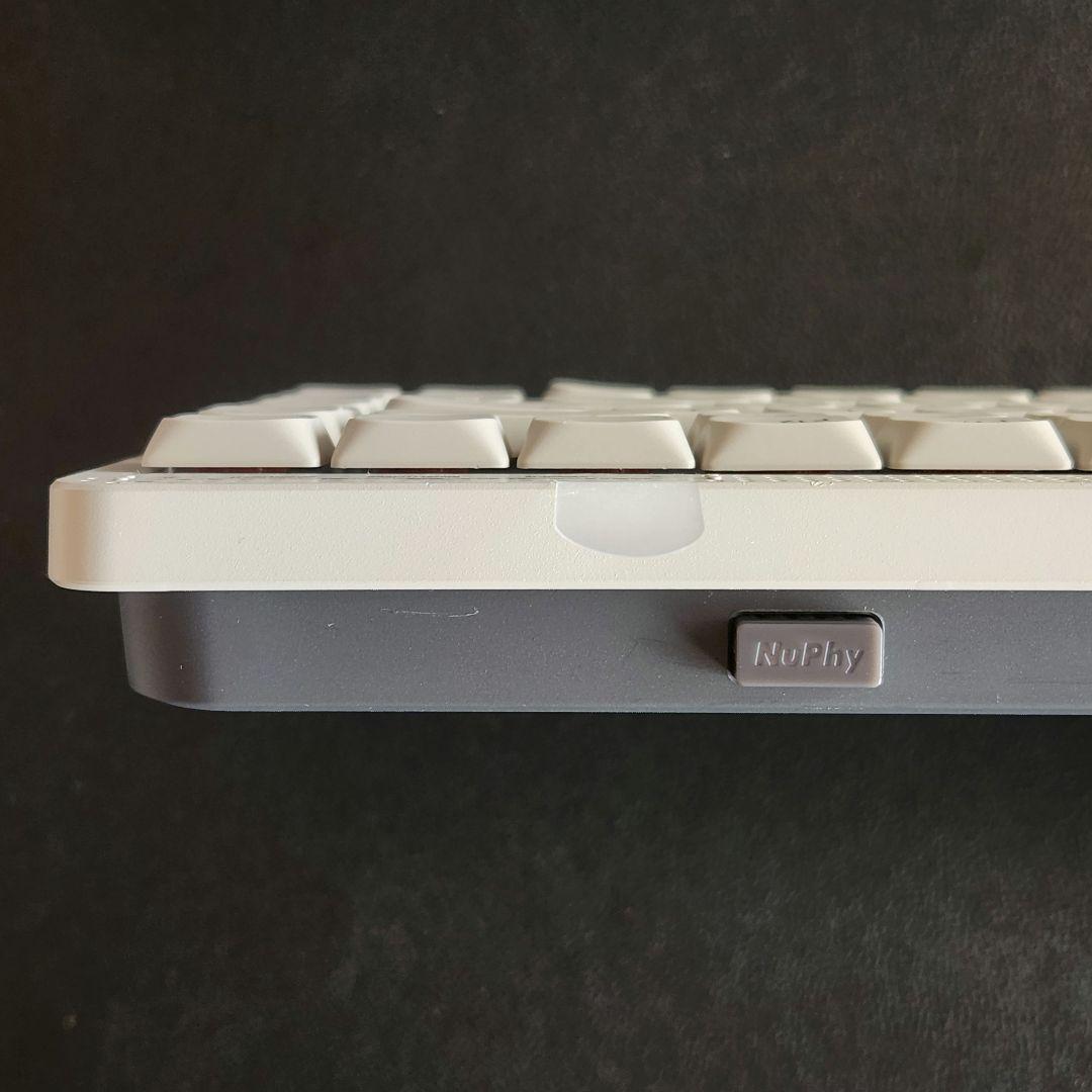 Nuphy Node 75 Lunar White 赤軸 Red Nano