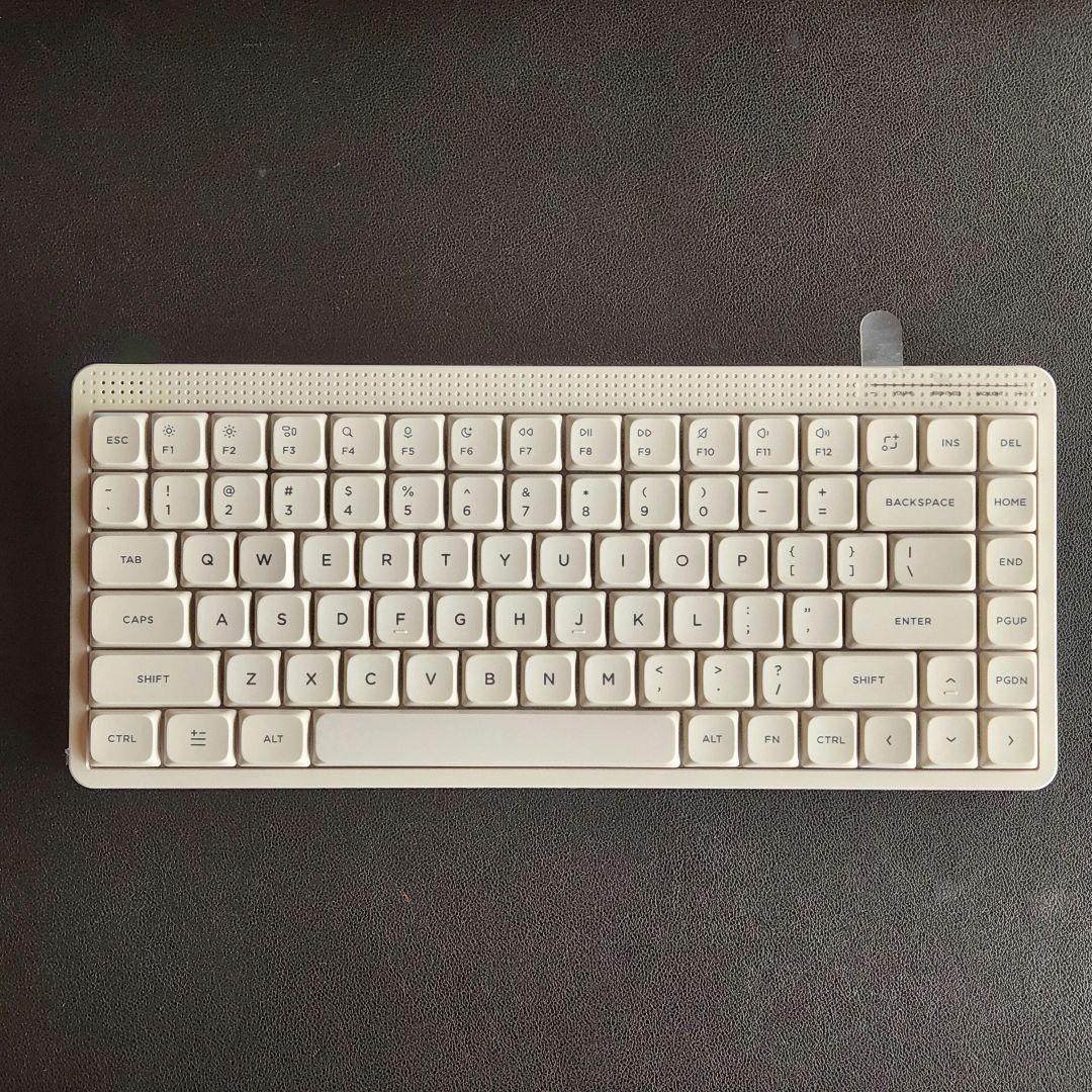 Nuphy Node 75 Lunar White 赤軸 Red Nano