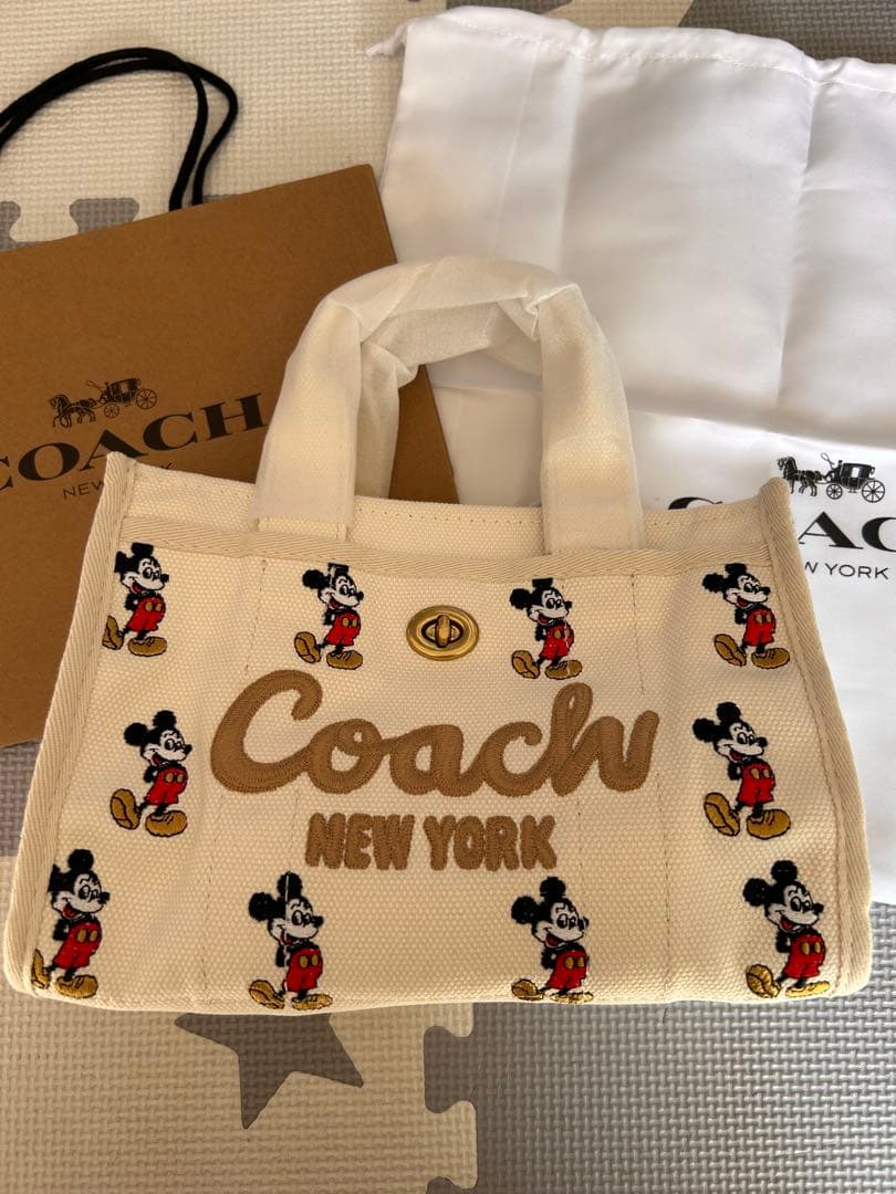 新品未使用★Coach ミッキーマウス トートバッグ