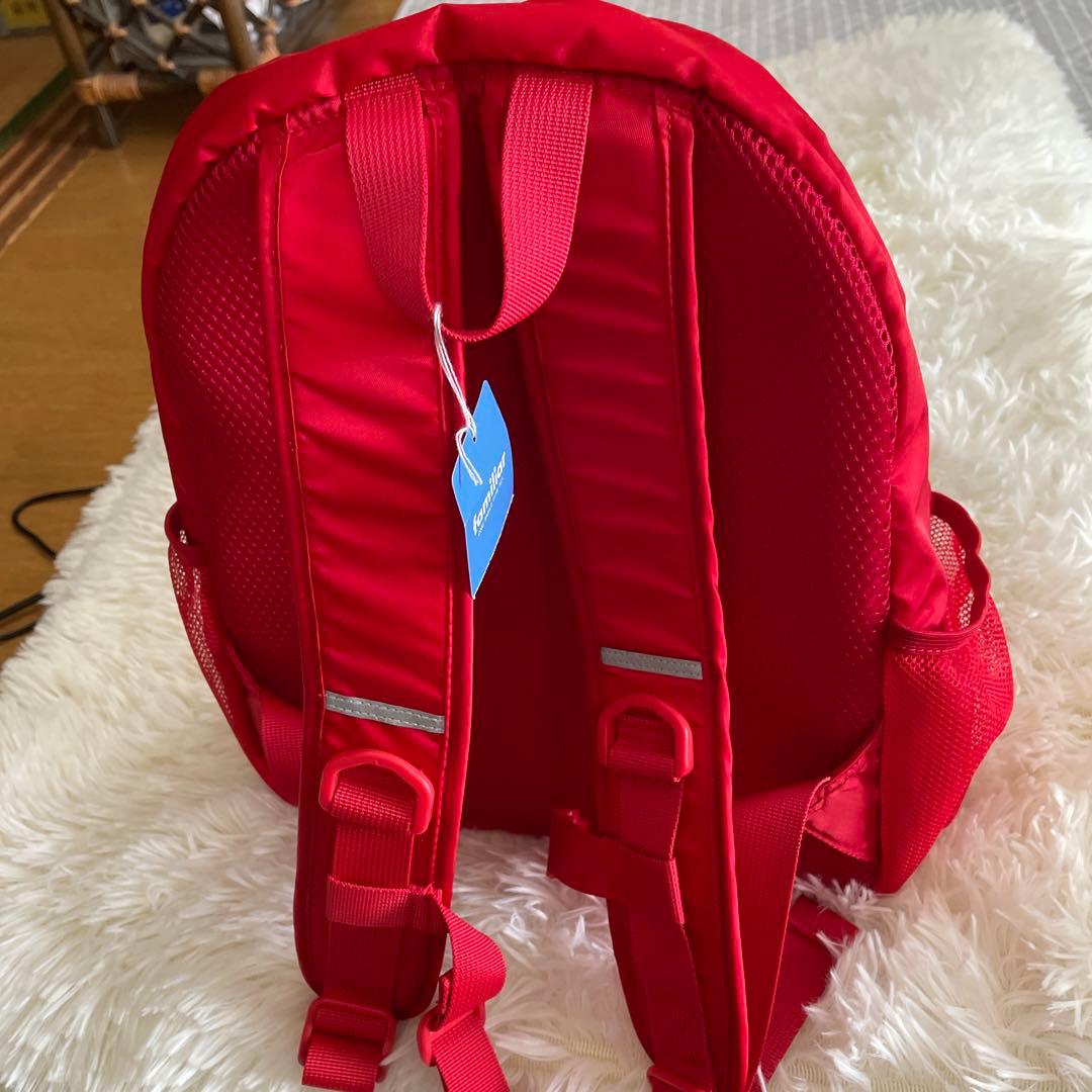 本日限定価格familiar 赤いリュック新品未使用定価14300円