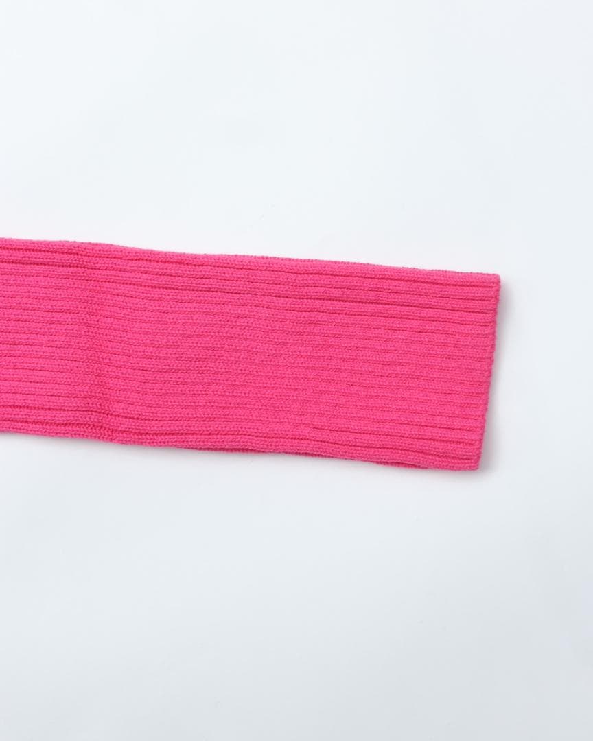 シンゾーン　COTTON LONG RIB CARDIGAN PINK