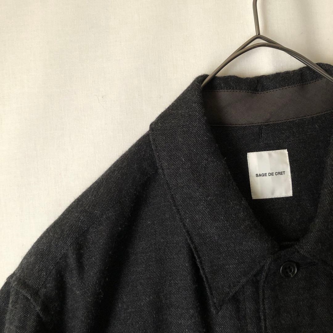 美品【春物】SAGE DE CRET サージュデクレ ダークグレー ジャケット