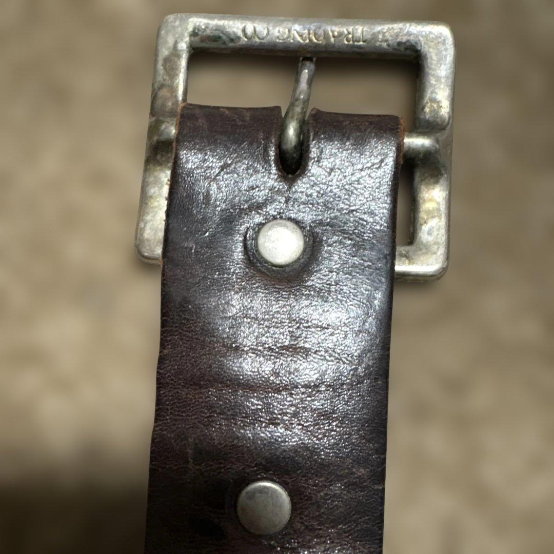 34inch ピーナッツ HTC レザースタッズベルト