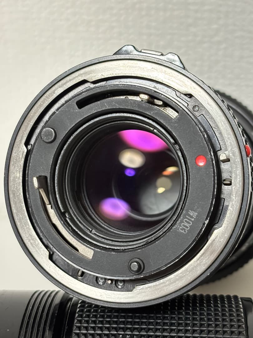 Canon AV-1 モルト交換済 FDレンズ５本