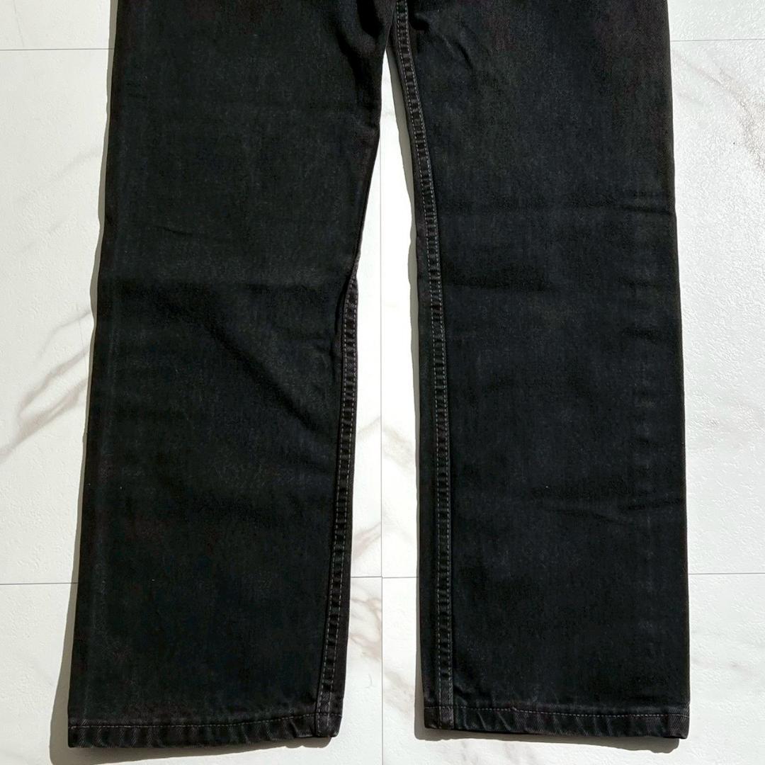 90s 00s　USA製　リーバイス505　後染めブラック　ブラックデニム　黒