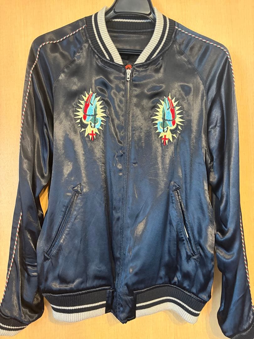 ルードギャラリー　スカジャン　スカルとマリア刺繍